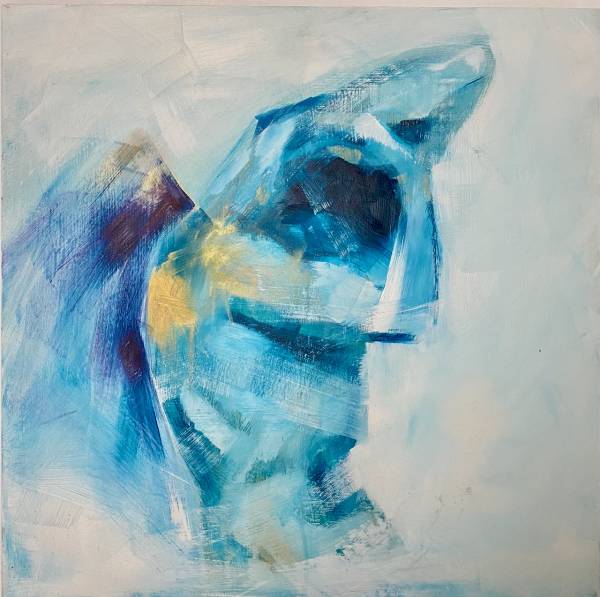 - Oil & Mixed Media on Canvas, Painting by Kate Richardson, measuring 60 x 60 cm (H x W) framed at 71 x 71 cm £1300